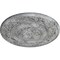 Ekena Millwork Milan Ceiling Medallion, Hand-Painted Ultra Pure White Crackle, 47 5/8"OD x 2 3/4"P CM47MIUWC - alternate 2